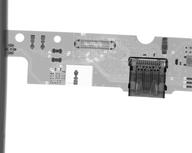 Left end of upper side of the USB connector board